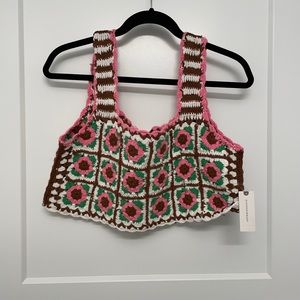 Anthropologie/Maeve knitted crop